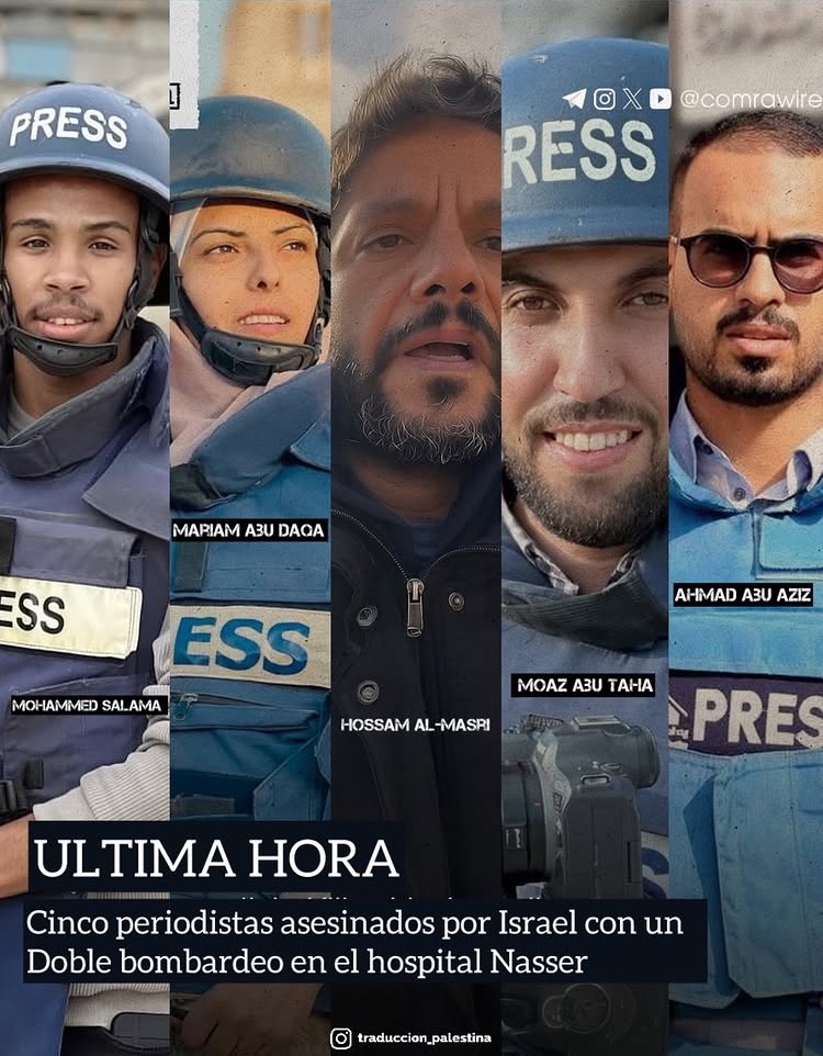 Periodistas asesinados por Israel